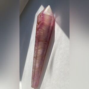 Purple Fluorite Crystal Wand